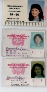 School IDs, precursors to bad DMV photos