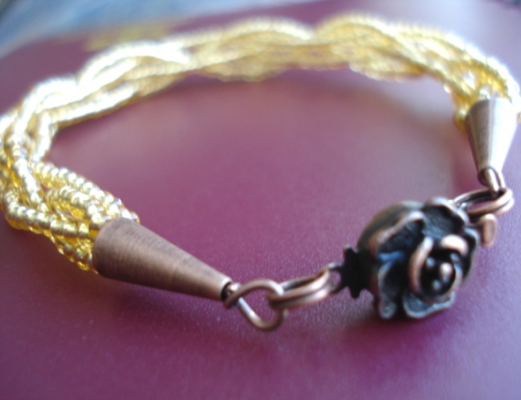 Gilded Rose Bracelet